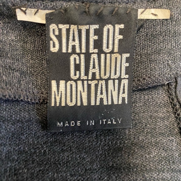 Vintage State of Claude Montana circa 1990’s wool sheath dress. - Picture 4 of 4